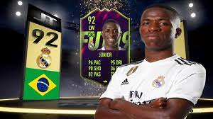 Vinicius was signed by real from flamengo when he was just 16 and despite showing flashes of brilliance, his time vinicius was signed by real madrid from brazilian giants flamengo aged just 16. Future Star Vinicius Junior 92 Player Review Fifa 19 Ultimate Team Youtube