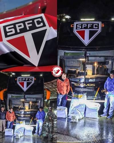 🤯🇧🇷 Chuyện khó tin nhất trong ngày! Chiếc xe buýt chở đội hình São Paulo đến trận đấu với Bolívar tại Copa Sudamericana hôm nay đã bị cảnh sát tạm giữ để