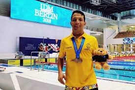 Nelson crispin of colombia wins gold medal in men's 200 m individual medley m6 during day 7 of the para swimming world championship mexico city 2017. Santandereano Nelson Crispin Fue Nominado Al Mejor Deportista Paralimpico De America Vanguardia Com
