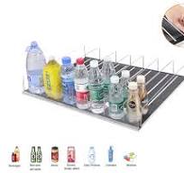 Autofront Gondola Cooler Supermarket Liquor Bottle Display Shelf Fridge Bottle Shelf Pusher Glides Divider Shelf