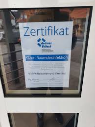 Ozon Raumdesinfektion Mit Zertifikat In 2020 Desinfektion Schadlingsbekampfung Startseiten