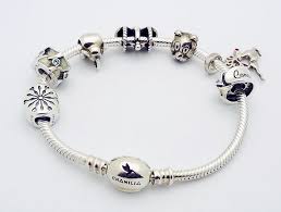 Adjustable Snake Chain Sterling Silver Bead Charm Bracelet | Bolenvi