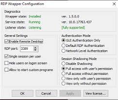 Remote desktop settings in windows 10. Solution For Version 10 0 17763 437 Issue 729 Stascorp Rdpwrap Github