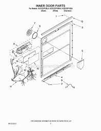 Kitchenaid kdtm404kps 24 dishwasher with freeflex third rack in stainless steel with printshield. Kitchenaid Undercounter Dishwasher Kudc03fvss4 Ereplacementparts Com