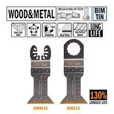 Our quality mark signals the accoya difference. 45mm Extra Long Life Plunge And Flush Cut For Wood And Metal Cmt Multitool Blades