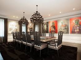 Collection by gladwell & patterson. Large Paintings And Dark Decor Give The Dining Room A Gothic Chic Alicia Keys S 14 9m Mansion Is Exactly How We Envisioned Beautiful Popsugar Home Photo 7
