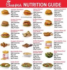 fil a nutrition guide cheat day