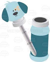 Glass Liquid Baby Medicine Dropper With Puppy Head And Blue Bottle Baby Medicine Trendy Baby Gifts Personalized Baby Gifts