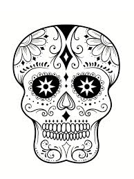 Les têtes de mort font partie intégrante de la culture mexicaine et en particulier dans l'art. Coloriage Tete De Mort Mexicaine 20 Dessins A Imprimer