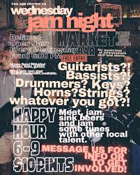 Facebook Post Hey guys, Me and a couple of mates are keen to kick off an  Open Jam Night at Market Bar in North Richmond starting late January/early  February, and we're looking