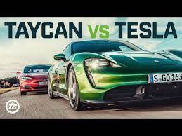 All Cars New Zealand Video Porsche Taycan Turbo S Vs Tesla Model S D Tesla Model S Tesla Model Porsche Taycan
