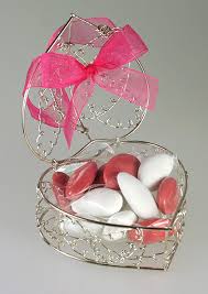 See more of contenant dragees on facebook. Coeur Fil Metal Argent Avec Dragees Dragees Mariage