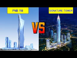 Merdeka pnb 118 or also known as kl118 is a 118 floor mega tall skyscraper currently being built in kuala lumpur, malaysia. Pnb 118 Vs Signature Tower Jakarta Comparison Th Maxhouzez