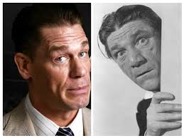 Shemp (Three Stooges fame for all you youngsters) and his great, great  nephew, John Cena.