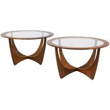 Pair Of G Plan Furniture End Tables V B Wilkins Astro G Plan Mid Century Modern Table G Plan Furniture Round Coffee Table