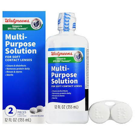 Walgreens Contact Lens All in One Solution 12 oz
