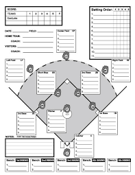 Baseball Line Up Custom Designed For 11 Players Useful