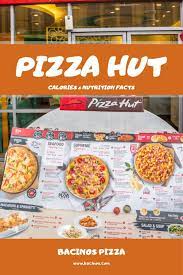 Pizza Hut Calories Nutrition Facts Chart