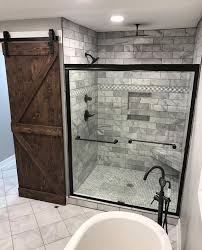 These Custom Made Sliding Barn Doors Will Definitely Make A Statement In Your Home Bathroom Remodel Master Small Bathroom Remodel Bathroom Remodel Designs