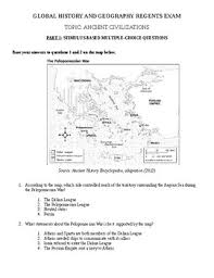 Global Studies And Geography Regents Worksheets Teaching