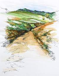 Maybe you would like to learn more about one of these? Thousand Oaks Ca Mtn Dirt Trail Painting By Robert Birkenes