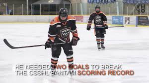Bedard is really the only one with a chance right? Phenom Connor Bedard Goes For Scoring Record In Final Csshl League Game For West Vancouver Warriors Youtube
