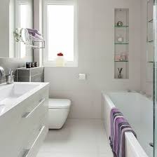 Maybe you would like to learn more about one of these? Small Modern White Bathroom Bathroom Decorating Ideal Home Modern White Bathroom Small White Bathrooms Simple Bathroom Designs