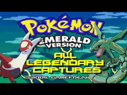 Pokemon Emerald All Legendary Pokemon Captures Locations Youtube