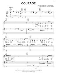 Pink Courage Sheet Music Notes Chords Score Download Printable Pdf Sheet Music Notes Sheet Music Music Notes