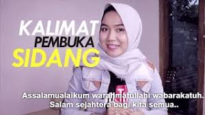 Berikut ini ada beberapa ucapan selamat lebaran dalam bahasa inggris dan indonesia. Kalimat Pembuka Sidang Skripsi Youtube