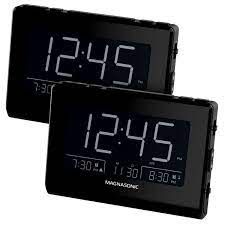 Gently wake up to the gradual light alarm clock with soothing nature sound alarm instead of the loud and annoying alarm that jolts you from your sleep. Magnasonic Alarm Clock Radio With Usb Charging For Smartphones Tablets Auto Dimming Dual Gradual Wake Alarm Battery Backup Auto Time Set Large 4 8 Led Display Am Fm Cr63 2 Pack