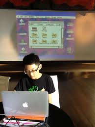 Lim Ding Wen Shows Apple Ii Programming On Macbook Air Apple Ii Apple Macbook