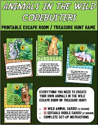 Hidden animals hidden picture puzzles with answers. Safari Animal Treasure Hunt Printable Kids Party Game