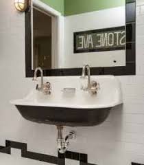 trough sink bathroom vanity eclectic