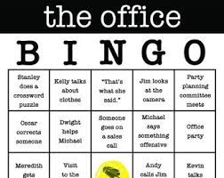 The Office Tv Show Bingo Set Of 8 Digital Printable Instant Download Print At Home Michael Scott Dund Print Greeting Cards Graphic Design Print The Office