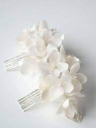 Double Peigne Mariee Noemie En 2020 Peigne Mariage Au Printemps Fleur Cheveux