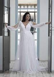 Ps Empire Waist Plus Size Wedding Dress With Long Sleeve Wedding Dress Long Sleeve Plus Size Wedding Gowns Wedding Dresses