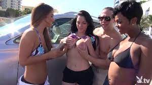 Girls flashing tits for money