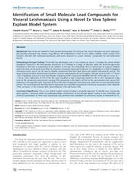 🔴 brima models owners jailed for cp #opbrima. Pdf Identification Of Small Molecule Lead Compounds For Visceral Leishmaniasis Using A Novel Ex Vivo Splenic Explant Model System