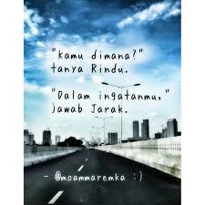Rindu Dalam Jarak Moammaremka Kata Kata Indah Merindukanmu Puisi