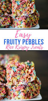 Fruity Pebbles Rice Krispy Treats Jen Around The World Recipe In 2020 Rice Krispie Treats Fruity Pebbles Rice Krispies