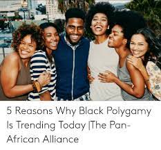5 Reasons Why Black Polygamy Is Trending Today The Pan African Alliance Black Meme On Me Me