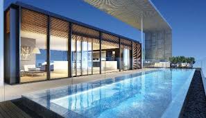 Penthouse Luxusschwimmbader Dachterrasse Mit Pool Schwimmbad Designs