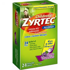 children s zyrtec side effects and dosing