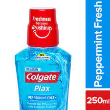 Plax fights gum problems and cleans even in the hard to reach areas. Colgate Mouthwash Plax Peppermint Fresh 250 Ml Pik Grocery
