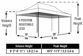 Shelterlogic Pro Series Straight Leg Pop Up Canopy Tent 10 Foot X 20 Foot