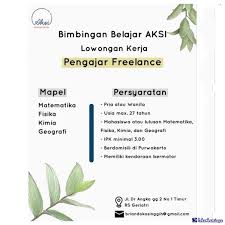 Tanggung jawab pekerjaan :bertanggung jawab membawa, merawat dan kontrol mobil syarat pionir istilah loker identik dengan lowongan kerja, situs loker.id hadir sejak. Lowongan Kerja Sebagai Guru Smp Agustus 2021