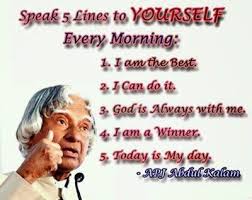Speak 5 Lines To Your Self Quote Kalam Quotes Education Quotes Leadership Quotes