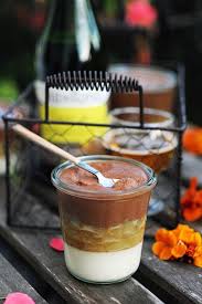 Panna Cotta Et Poire Ou Mousse Au Chocolat Et Poire Et Pourquoi Pas Les Deux Ma Panna Poire Chocolat Poire Au Chocolat Mousse Au Chocolat Recette Panacotta