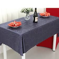 You can accentuate a lace tablecloth or any other patterned or transparent material by placing it over this tablecloth. Rectangular Hotel Tablecloth Restaurant Dining Table Cover Pure Color White Gray Fest Square Living Room Table Rectangle Living Room Coffee Tables Coffee Table
